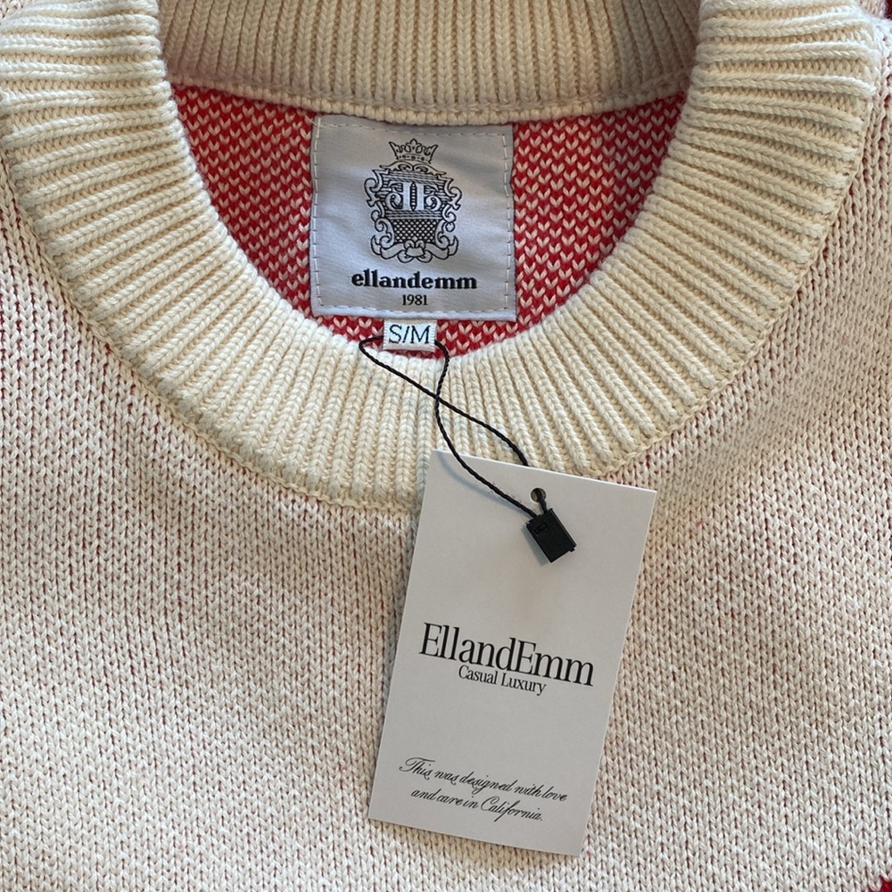 NWT Ellandemm All Hearts Sweater, Size S/M - Picture 15 of 17